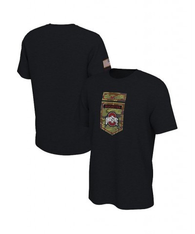 Men's Black Ohio State Buckeyes Veterans Camo T-shirt $20.00 T-Shirts