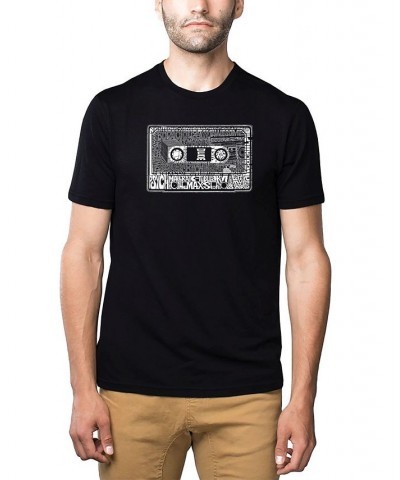 Men's Premium Word Art T-Shirt - The 80's Black $22.50 T-Shirts