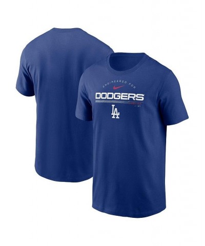 Men's Royal Los Angeles Dodgers Team Engineered Performance T-shirt $26.49 T-Shirts