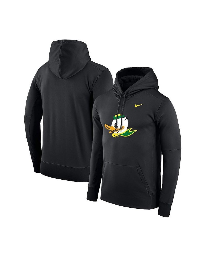 Men's Black Oregon Ducks Alternate Performance Pullover Hoodie $47.69 Sweatshirt