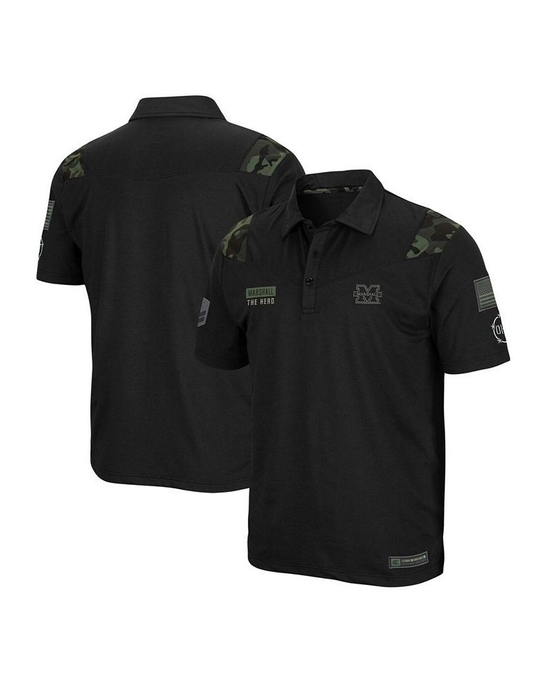 Men's Black Marshall Thundering Herd OHT Military Inspired Appreciation Sierra Polo $23.03 Polo Shirts