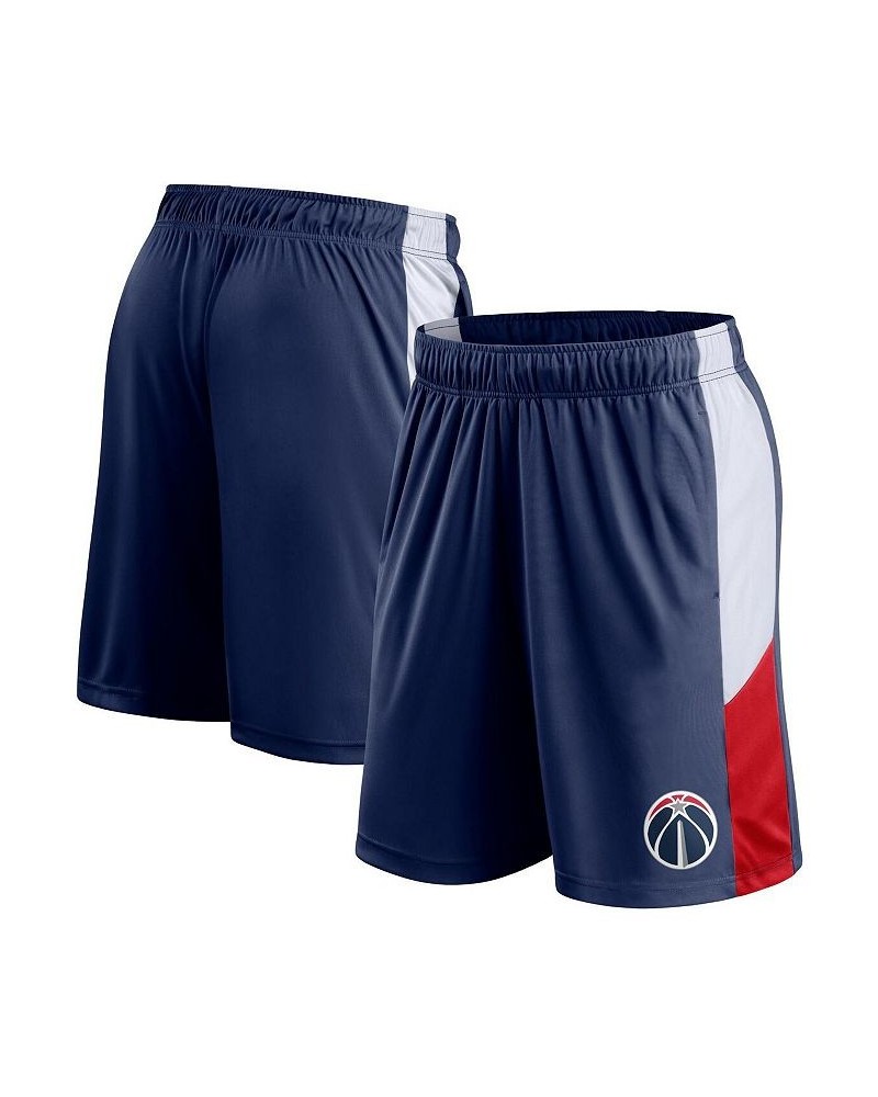 Men's Branded Navy Washington Wizards Champion Rush Practice Performance Shorts $20.51 Shorts