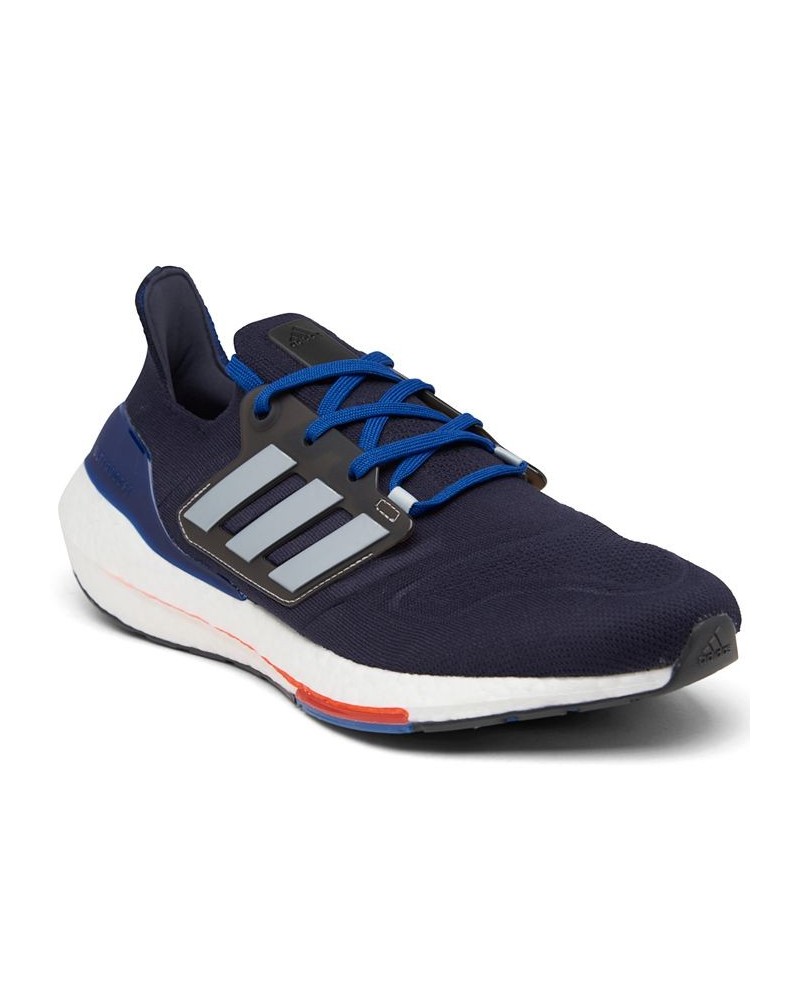 Men's UltraBOOST 22 Running Sneakers Blue $41.60 Shoes