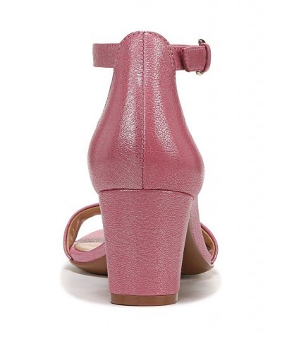 Vera Ankle Strap Sandals Pink $52.00 Shoes