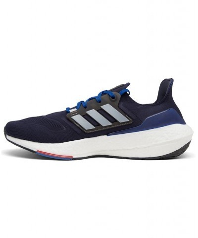 Men's UltraBOOST 22 Running Sneakers Blue $41.60 Shoes