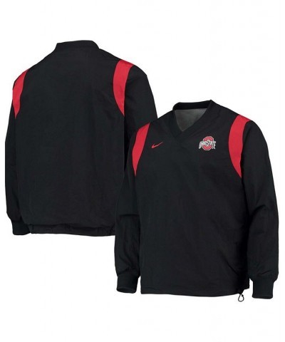 Men's Black Ohio State Buckeyes Rev Pullover Windbreaker Jacket $36.55 Jackets