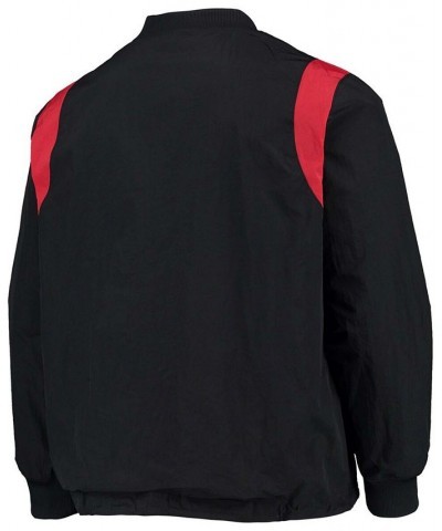 Men's Black Ohio State Buckeyes Rev Pullover Windbreaker Jacket $36.55 Jackets