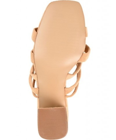 Women's Sevyn Tie-Up Sandals Tan/Beige $42.75 Shoes