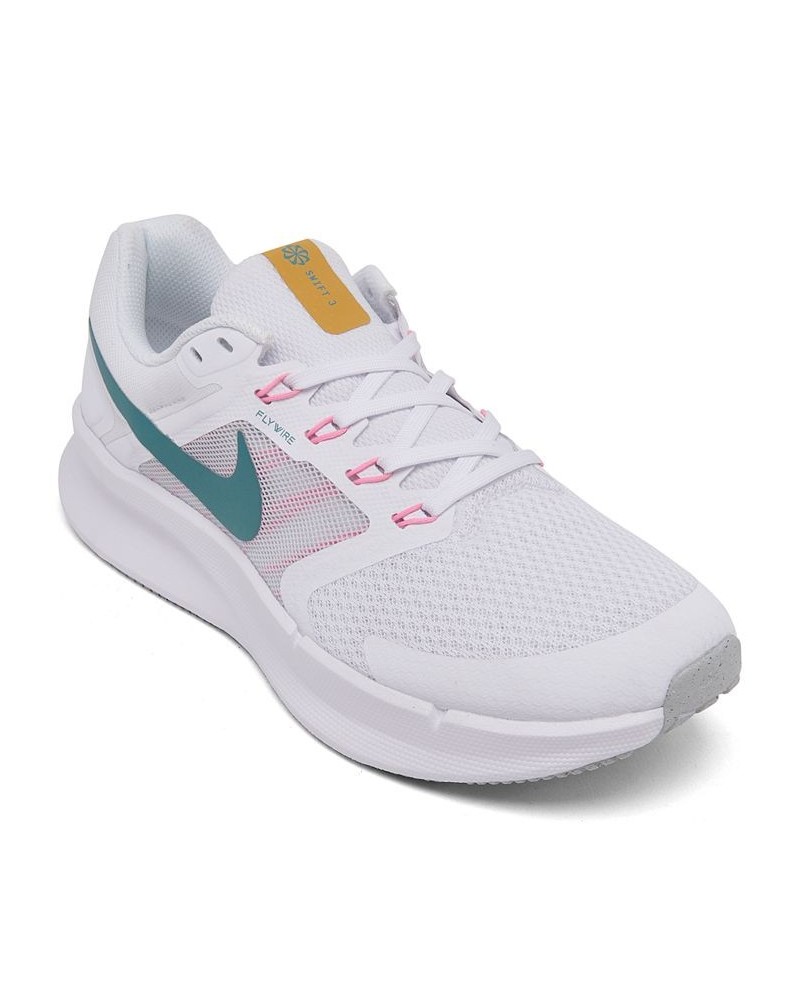 Women's Run Swift 3 Running Sneakers White $43.35 Shoes