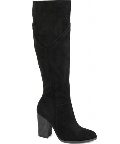 Women's Kyllie Extra Wide Calf Boots Red $47.60 Shoes