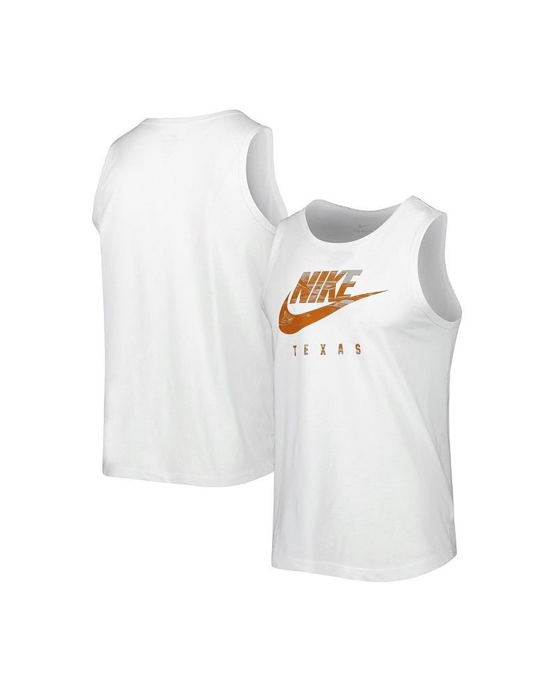 Men's White Texas Longhorns Spring Break Futura Performance Tank Top $20.70 T-Shirts