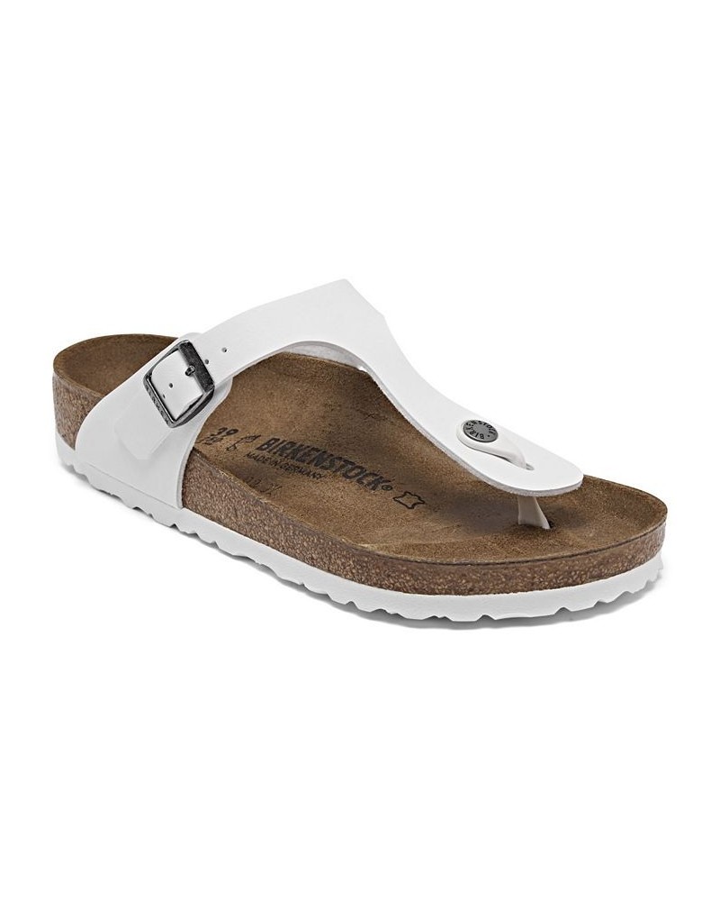 Women's Gizeh Birko-Flor Sandals White $48.40 Shoes