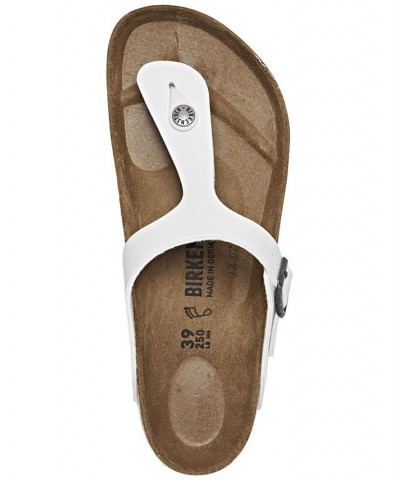 Women's Gizeh Birko-Flor Sandals White $48.40 Shoes