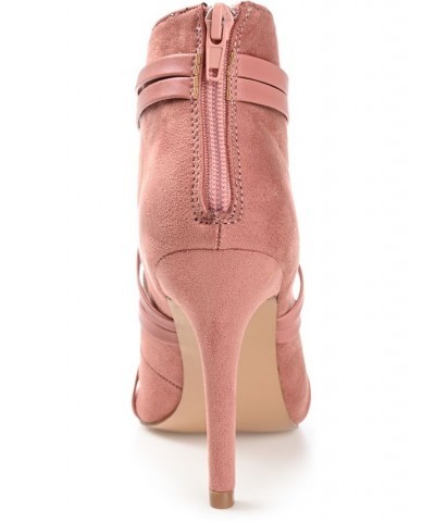 Women's Samara Peep Toe Booties Blush $45.00 Shoes