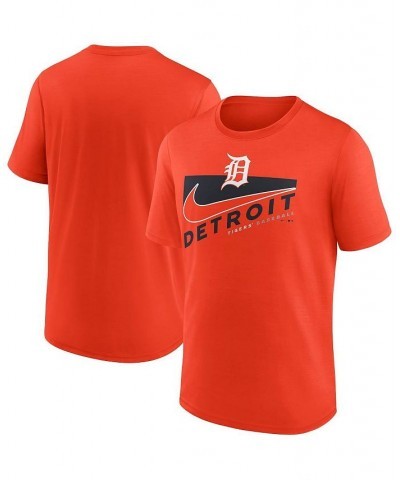 Men's Orange Detroit Tigers Swoosh Town Performance T-shirt $23.84 T-Shirts