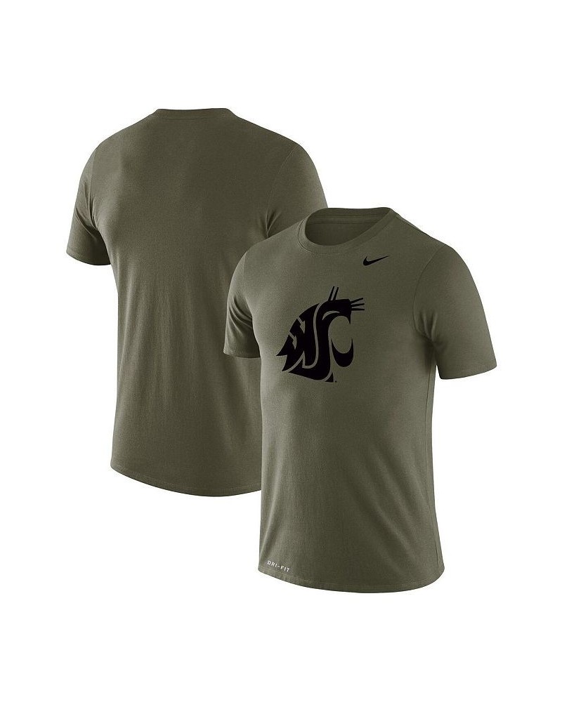 Men's Olive Washington State Cougars Tonal Logo Legend Performance T-shirt $23.50 T-Shirts