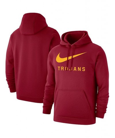 Men's Cardinal USC Trojans Big Swoosh Club Pullover Hoodie $34.00 Sweatshirt