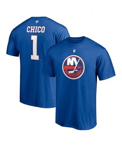 Men's Branded Glenn Resch Royal New York Islanders Authentic Stack Retired Player Nickname & Number T-shirt $20.87 T-Shirts