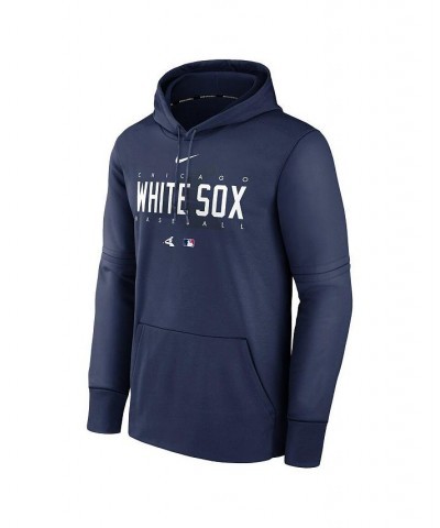 Men's Navy Chicago White Sox Authentic Collection Pregame Performance Pullover Hoodie $50.34 Sweatshirt