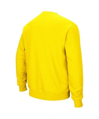 Men's Yellow Oregon Ducks Arch & Logo Tackle Twill Pullover Sweatshirt $31.19 Sweatshirt