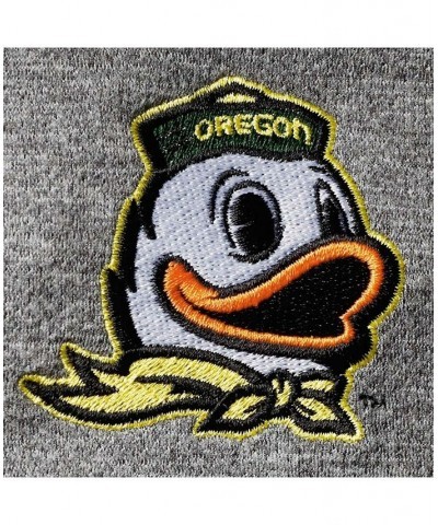 Men's Charcoal Oregon Ducks Micro Mesh Space-Dye Polo Shirt $35.39 Polo Shirts