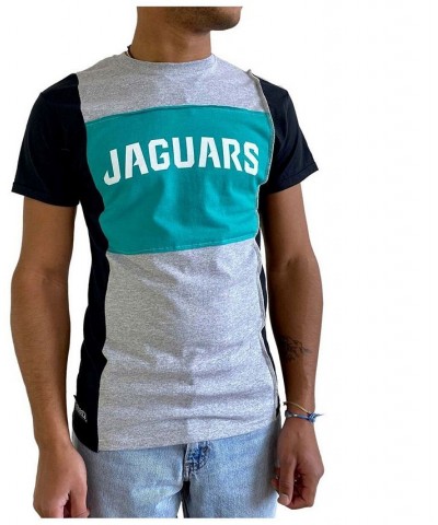 Men's Heathered Gray Jacksonville Jaguars Split T-shirt $29.49 T-Shirts