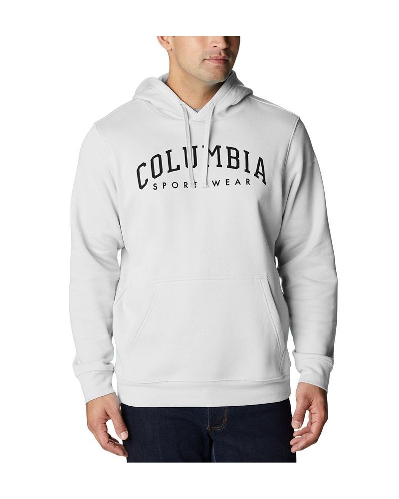 Men's Big & Tall Varsity Trek Hoodie White $20.83 Sweatshirt