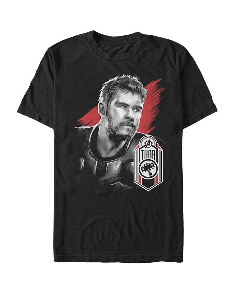 Marvel Men's Avengers Endgame The Asgardian Thor Tag Short Sleeve T-Shirt Black $14.35 T-Shirts