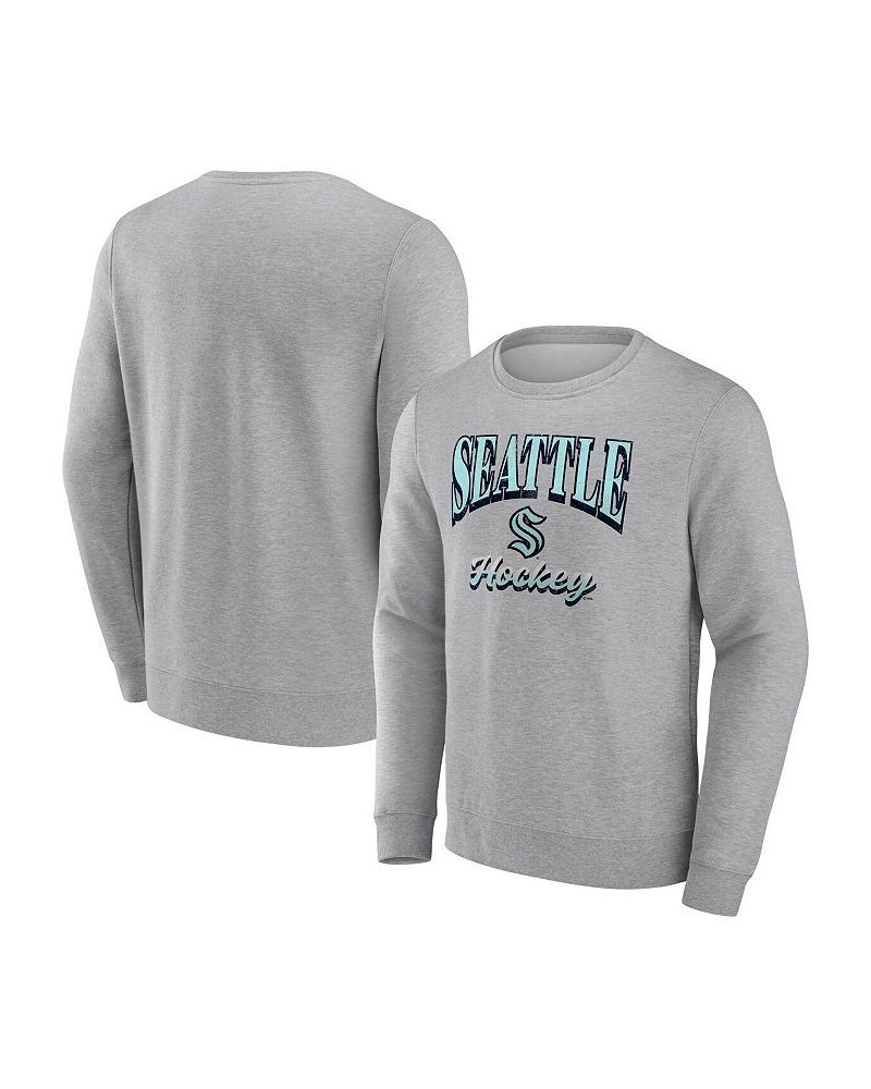 Men's Branded Heather Gray Seattle Kraken Special Edition 2.0 Pullover Sweatshirt $26.95 Sweatshirt