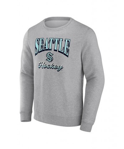 Men's Branded Heather Gray Seattle Kraken Special Edition 2.0 Pullover Sweatshirt $26.95 Sweatshirt