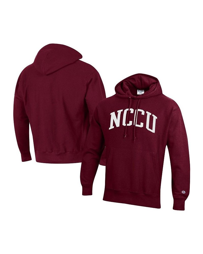 Men's Maroon North Carolina Central Eagles Tall Arch Pullover Hoodie $52.24 Sweatshirt