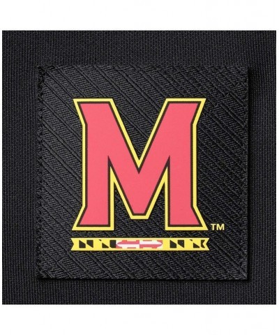 Men's Black Maryland Terrapins Sideline Recruit Performance Polo Shirt $28.52 Polo Shirts