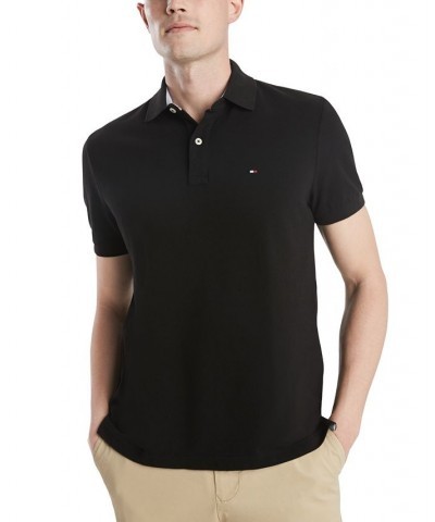 Men's Big & Tall Classic-Fit Ivy Polo Black $29.40 Polo Shirts