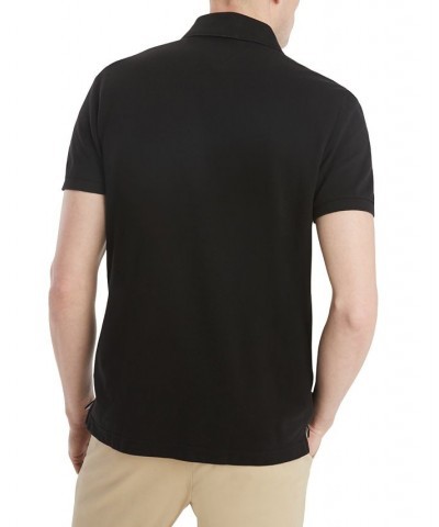 Men's Big & Tall Classic-Fit Ivy Polo Black $29.40 Polo Shirts