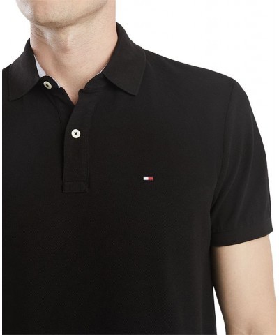 Men's Big & Tall Classic-Fit Ivy Polo Black $29.40 Polo Shirts