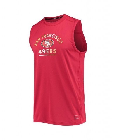 Men's Scarlet San Francisco 49ers Rebound Tank Top $27.50 T-Shirts