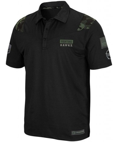 Men's Black North Dakota OHT Military Inspired Appreciation Sierra Polo $33.59 Polo Shirts