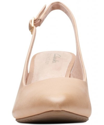 Women's Kataleyna Step Slingback Pumps Tan/Beige $38.15 Shoes