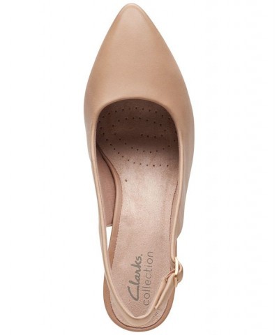 Women's Kataleyna Step Slingback Pumps Tan/Beige $38.15 Shoes