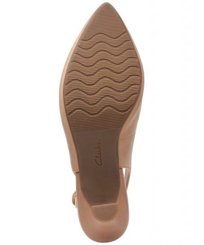 Women's Kataleyna Step Slingback Pumps Tan/Beige $38.15 Shoes