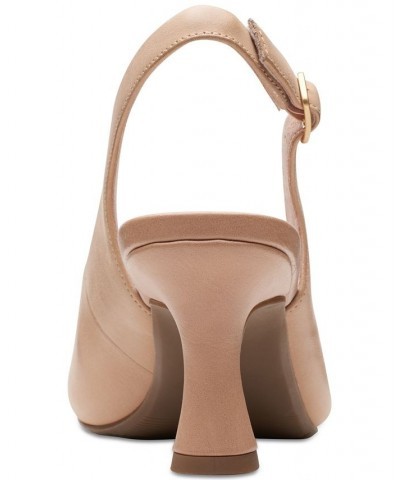 Women's Kataleyna Step Slingback Pumps Tan/Beige $38.15 Shoes