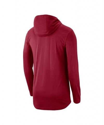 Men's Crimson Alabama Crimson Tide Team Performance Long Sleeve Hoodie T-shirt $31.61 T-Shirts