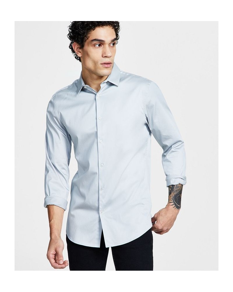 Men's Slim Fit Dress Shirt PD07 $22.26 Shirts