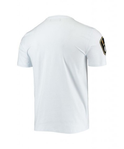 Men's White Milwaukee Brewers Team Logo T-shirt $25.80 T-Shirts