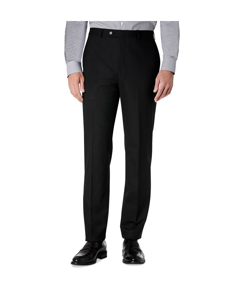 Men's Classic-Fit Solid Flat-Front Dress Pants PD02 $24.75 Pants