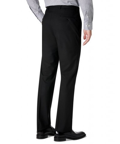 Men's Classic-Fit Solid Flat-Front Dress Pants PD02 $24.75 Pants