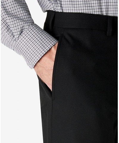 Men's Classic-Fit Solid Flat-Front Dress Pants PD02 $24.75 Pants