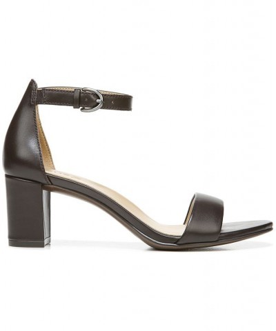 Vera Ankle Strap Sandals Mahogany Leather $35.99 Shoes