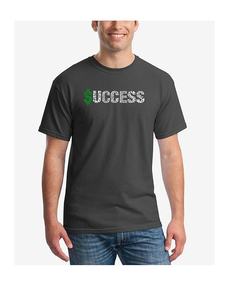 Men's Success Word Art Short Sleeve T-shirt Gray $20.64 T-Shirts