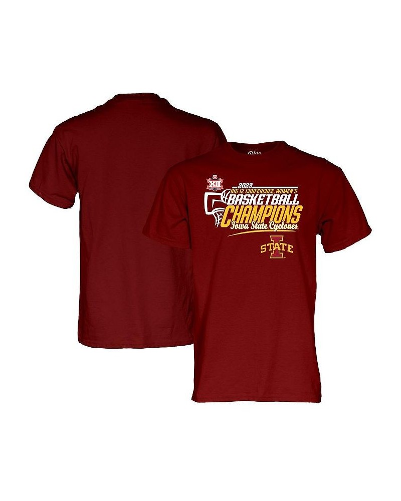 Men's Cardinal Iowa State Cyclones 2023 Big 12 Women's Basketball Conference Tournament Champions Locker Room T-shirt $18.80 ...